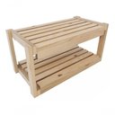 Ver imagem 4 de Sapateira de Entrada Madeira Dupla Estante