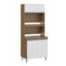 Armário Torre Quente Cozinha Modulada Serena Mdp 80x202x52cm 0453 - 2