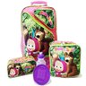 Kit Mochila Infantil Masha e o Urso Tam G Rodinhas - 1