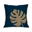 Ver imagem 2 de Kit com 4 Capas para Almofadas Decorativas Folhas Azuis