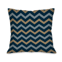 Ver imagem 5 de Kit com 4 Capas para Almofadas Decorativas Folhas Azuis