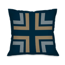 Ver imagem 3 de Kit com 4 Capas para Almofadas Decorativas Folhas Azuis