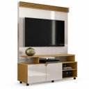 Ver imagem 2 de Home para TV até 60" 2 Portas Berlim Off White Prolizado Tauri Ripado Lukaliam