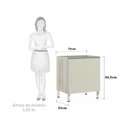 Ver imagem 3 de Balcão de Cozinha sem Tampo 70cm 2 Portas Lis Luciane Móveis
