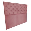 Ver imagem 5 de Cabeceira Capitonê Solteiro 90cm Jade Suede Rosa Slk Decor Cabeceira Jade