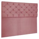 Ver imagem 1 de Cabeceira Capitonê Solteiro 90cm Jade Suede Rosa Slk Decor Cabeceira Jade