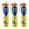 Kit 3 Selante Acrílico Repara Trinca Branco 500g Quartzolit - 1