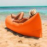 Sofá Inflável De Ar Para Praia, Piscina e Camping - Laranja - 1