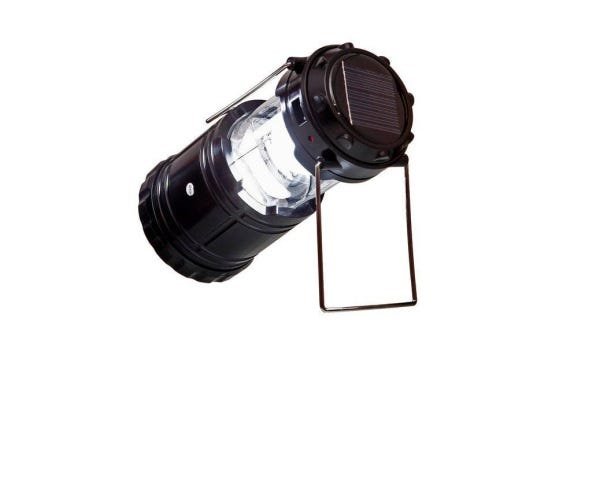 Lampião LED Solar Usb Lanterna Bateria Recarregável Retrátil - 1