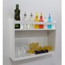 Porta Temperos com Nicho De Parede 60x43x15cm Mdf Branco - 3
