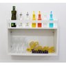 Porta Temperos com Nicho De Parede 60x43x15cm Mdf Branco - 2