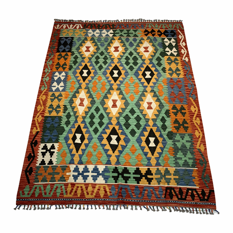 Tapete Kilim Afegão 2,46 x 1,77m