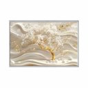 Ver imagem 1 de Quadro Decorativo - Arvore Abstrata Dourada Art055 - Tela Canvas - 60x40cm