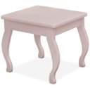 Ver imagem 1 de Banqueta Para Penteadeira Em MDF 022034 Rose LPA