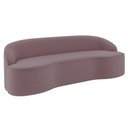 Ver imagem 1 de Sofá 5 Lugares para Sala de Estar Living 300cm Theo D06 Veludo Rosa - Mpozenato