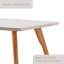 Ver imagem 7 de Mesa de Jantar com 6 Cadeiras em Madeira Maciça MDF Maia Âmbar Imbuia