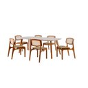 Ver imagem 2 de Conjunto de Mesa de Jantar Maia Tampo com Vidro Laqueado 120cm 6 Cadeiras Maia Premium