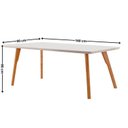Ver imagem 3 de Mesa de Jantar com 6 Cadeiras em Madeira Maciça MDF Maia Âmbar Imbuia