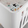 Berço 3 em 1 Curvo Mali (com Colchão Mini-berço) – Branco Fosco - 5