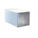 Ver imagem 1 de Tubo Quadrado Branco - 8cm X 8cm (tq080)