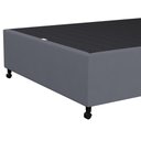 Ver imagem 5 de Base para Cama Box Casal 138x188cm Hit I02 Suede Cinza - Mpozenato