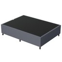 Ver imagem 1 de Base para Cama Box Casal 138x188cm Hit I02 Suede Cinza - Mpozenato
