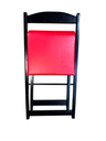 Ver imagem 2 de Conjunto de Mesa Bar 120x70 com 6 Cadeiras Dobrável Estofado Vermelho