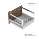 Ver mais imagens de Arquivo de Madeira 4 Gavetas Of04gp25