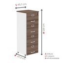 Ver imagem 4 de Arquivo de Madeira 4 Gavetas Of04gp25