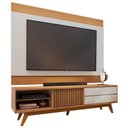 Ver imagem 2 de Rack para Sala Venice com Painel para TV 75 pol Cairo C04 Freijó Off White Matte - Lyam Decor