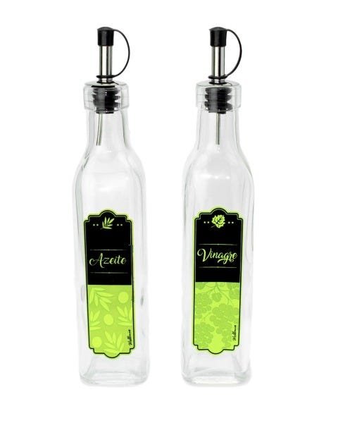 Aplicador Dosador de Temperos Vidro Vinagre Azeite - 1