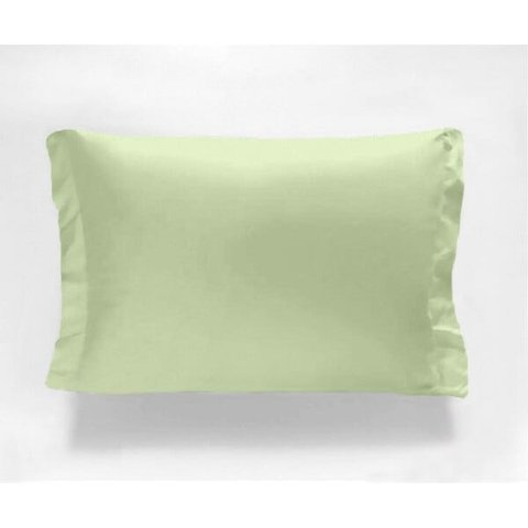 Fronha Avulsa 180 Fios Verde Percal 100% Algodão Cozy