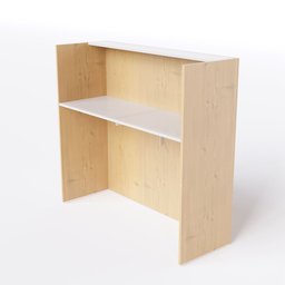 Balcão de Atendimento Loja Caixa para Recepção 120x45 - 1