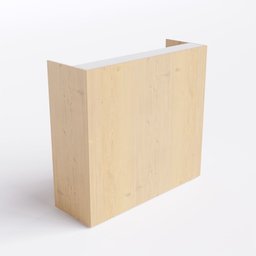 Balcão de Atendimento Loja Caixa para Recepção 120x45 - 2