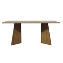 Ver imagem 3 de Mesa de Jantar Retangular com Tampo de Madeira Rustic/Crema 5388 Madesa