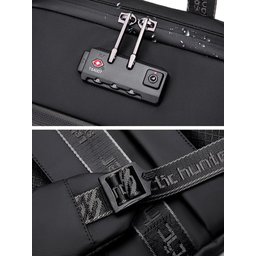 Mochila Notebook Impermeável com Trava de Segurança e Carteira Arctic Hunter B00451 - 5
