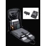 Mochila Notebook Impermeável com Trava de Segurança e Carteira Arctic Hunter B00451 - 3