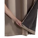 Ver imagem 3 de Cortina Blackout em Tecido Avelã Quarto Sala 2,80x1,80 Corta Luz Casa Dona