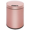 Ver imagem 1 de Lixeira Automática Rose Gold 12 Litros Sensor Inteligente Cozinha Banheiro Inox Cesto de Lixo