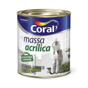 Massa Acrílica 1,5kg Coral