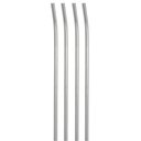Ver imagem 1 de Kit 4 Canudos de Aço Inox Ecológicos 6,3mm 21cm Reutilizáveis Sustentáveis Curvados Bortonaggio