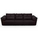 Ver imagem 6 de Sofá Retrátil para Sala de Estar 4 Lugares 297cm Riza S03 Couro Vinho - Lyam Decor