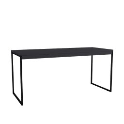 Mesa Industrial para Computador Diretor Pés de Ferro 90 Cm:preto - 1