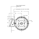 Ver imagem 3 de Motor Elétrico Trifásico WEG IE3 3cv 220/380/440V 4 Polos Baixa Rotação Flange C-DIN - B14D W22 IR3 