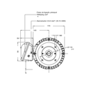 Ver imagem 3 de Motor Elétrico Trifásico WEG IE3 3cv 220/380/440V 4 Polos Baixa Rotação Flange C-DIN - B14D W22 IR3