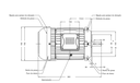 Ver imagem 2 de Motor Elétrico Trifásico WEG IE3 3cv 220/380/440V 4 Polos Baixa Rotação Flange C-DIN - B14D W22 IR3 