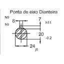 Ver imagem 4 de Motor Elétrico Trifásico WEG IE3 3cv 220/380/440V 4 Polos Baixa Rotação Flange C-DIN - B14D W22 IR3