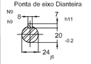 Ver imagem 4 de Motor Elétrico Trifásico WEG IE3 3cv 220/380/440V 4 Polos Baixa Rotação Flange C-DIN - B14D W22 IR3 