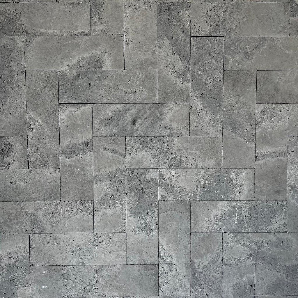 Tijolinho Travertino Cimentício - Veneto Gray 1,2m² - 4