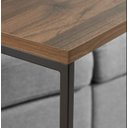 Ver imagem 3 de Mesa de Apoio Notebook Lateral Sofá Sala Ferro e Madeira